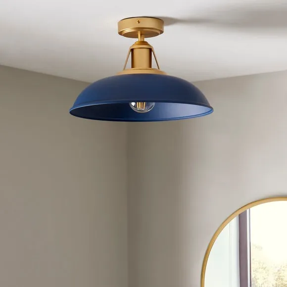 Oraya Bathroom Flush Ceiling Light 2