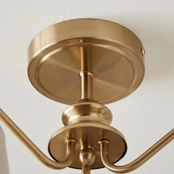 Enid 3 Light Semi Flush Ceiling Light 4