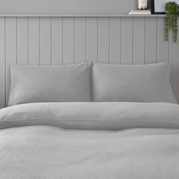 Soft & Cosy Luxury 100% Brushed Cotton Standard Pillowcase Pair 2
