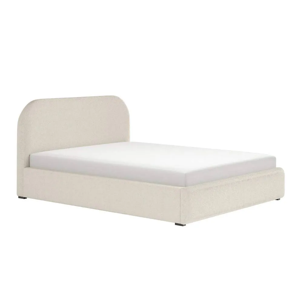 Flair Alba Ottoman Bed Cream Boucle 4