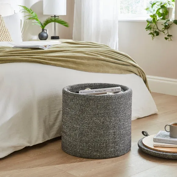 Multi Tonal Round Ottoman 3