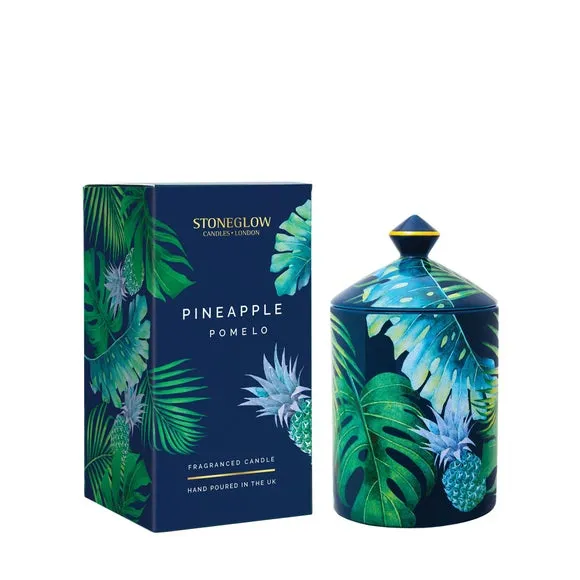 Stoneglow Urban Botanics Pineapple Pomelo Ceramic Candle 2