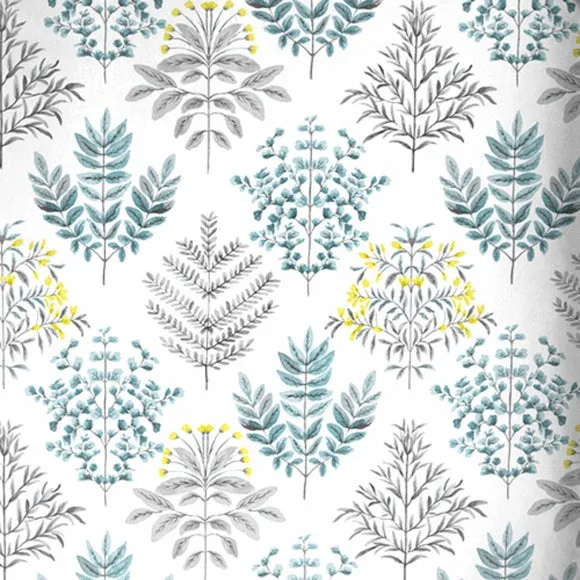 Emily Duck Egg 168 x 183cm Pencil Pleat Curtains 3