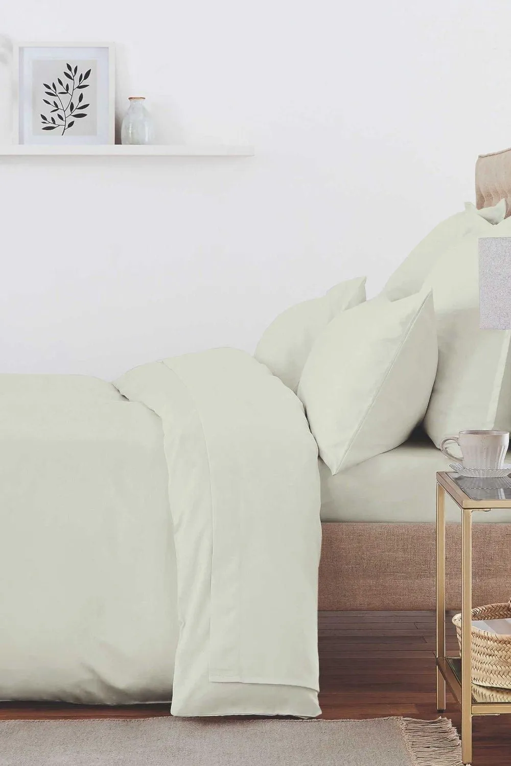 Murmur ' 500TC Plain Dye' Standard Pillowcase in Green 2