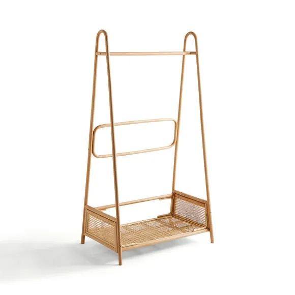 French Cane Clothes Rail Self Assembly 2