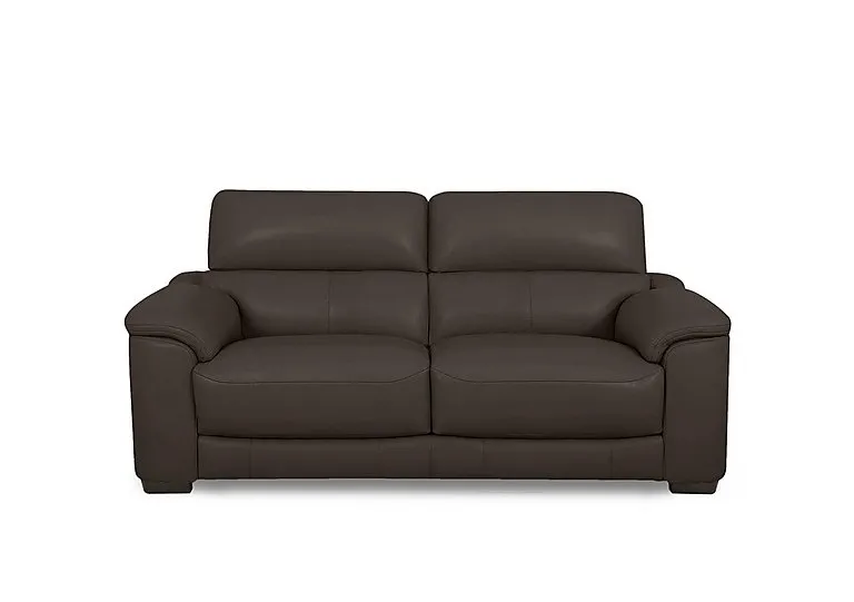 Nova Leather 2 Seater Sofa - Dark Chocolate