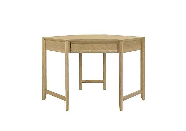 Duplex Corner Desk - Oak