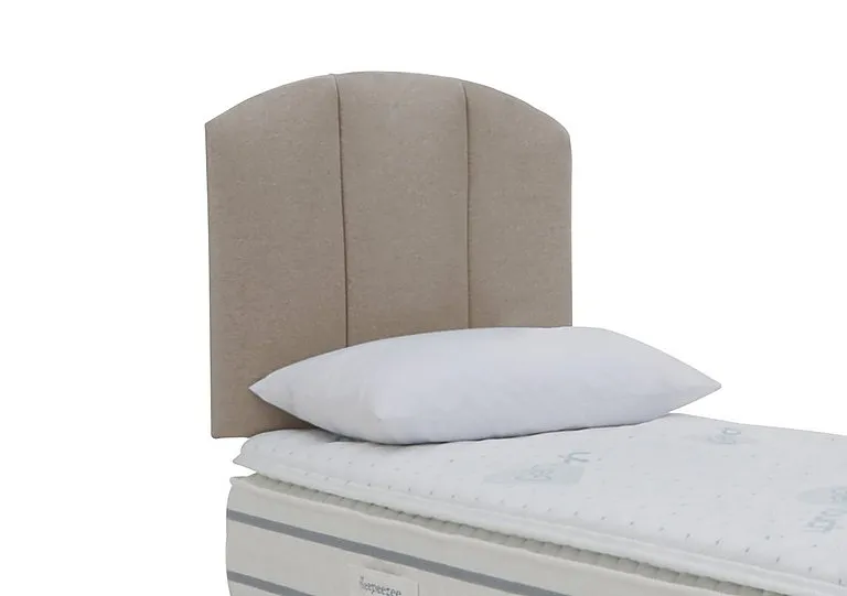 Banff Strutted Headboard - Single - Joshua Latte