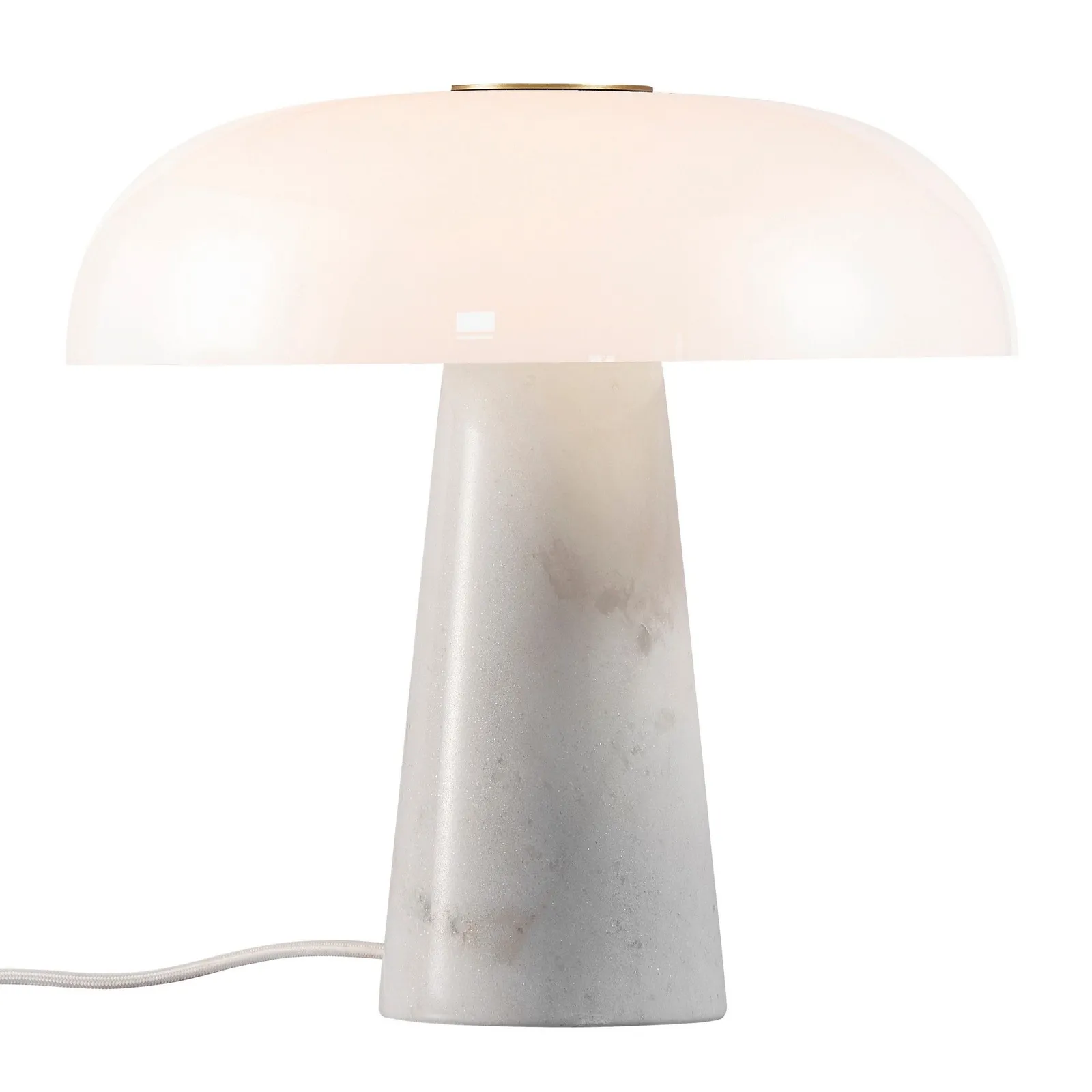 Nordlux Glossy Table Lamp Opal White Marble Livingroom E27 Switch 2