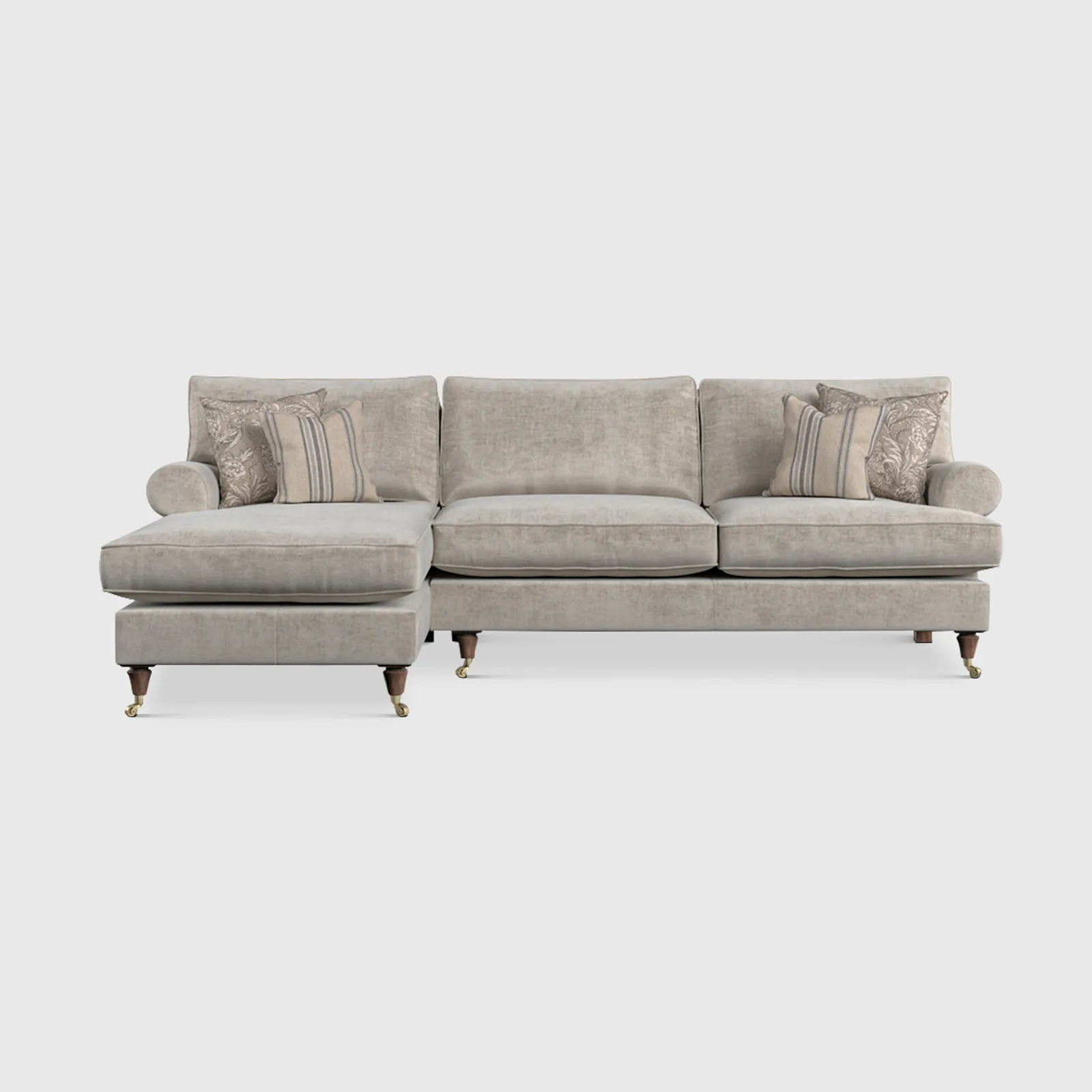 English Heritage Finch Large Lhf Chaise Sb, Neutral Fabric | Barker & Stonehouse 1
