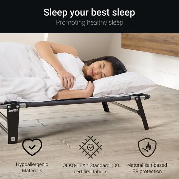 Jay-Be Lite Folding Bed with e-Fibre Insulator Mattress Pad 5