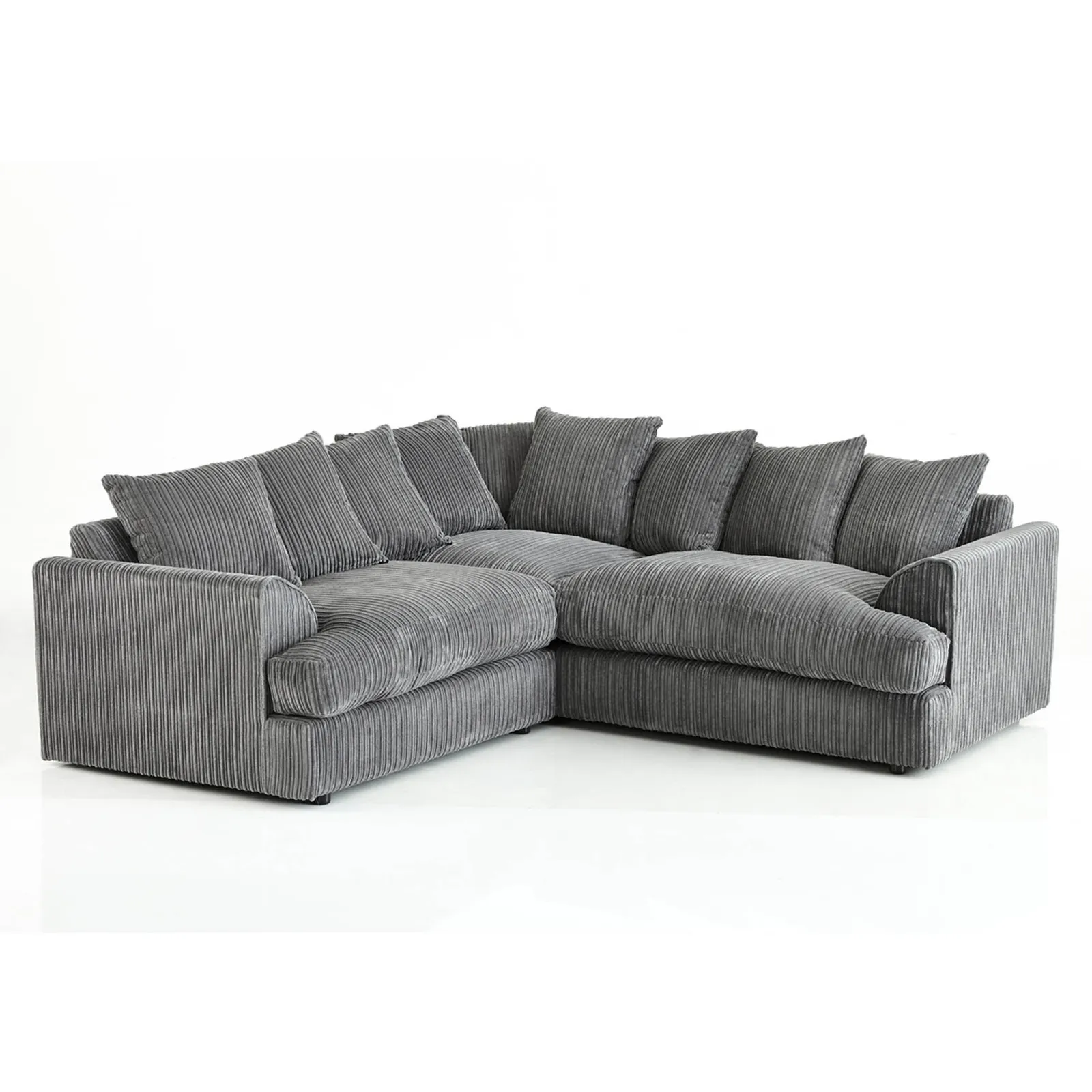 Jasper Large Corner Sofa Black