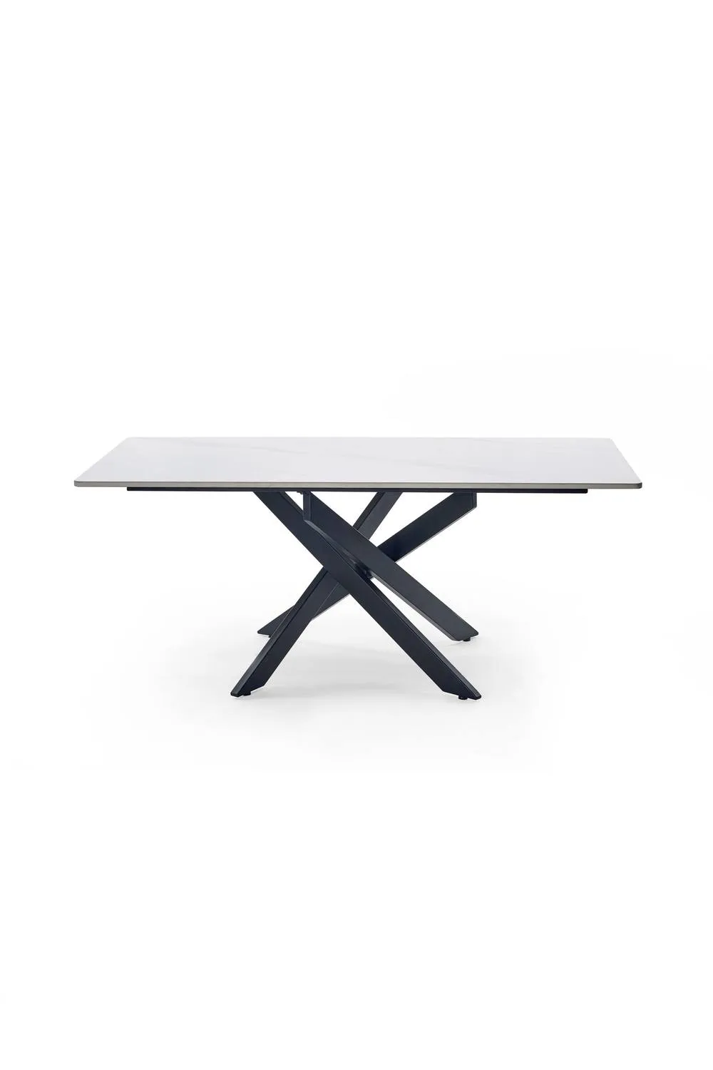 Julian Bowen Bradley Rectangular Ceramic Top Coffee Table in White 3