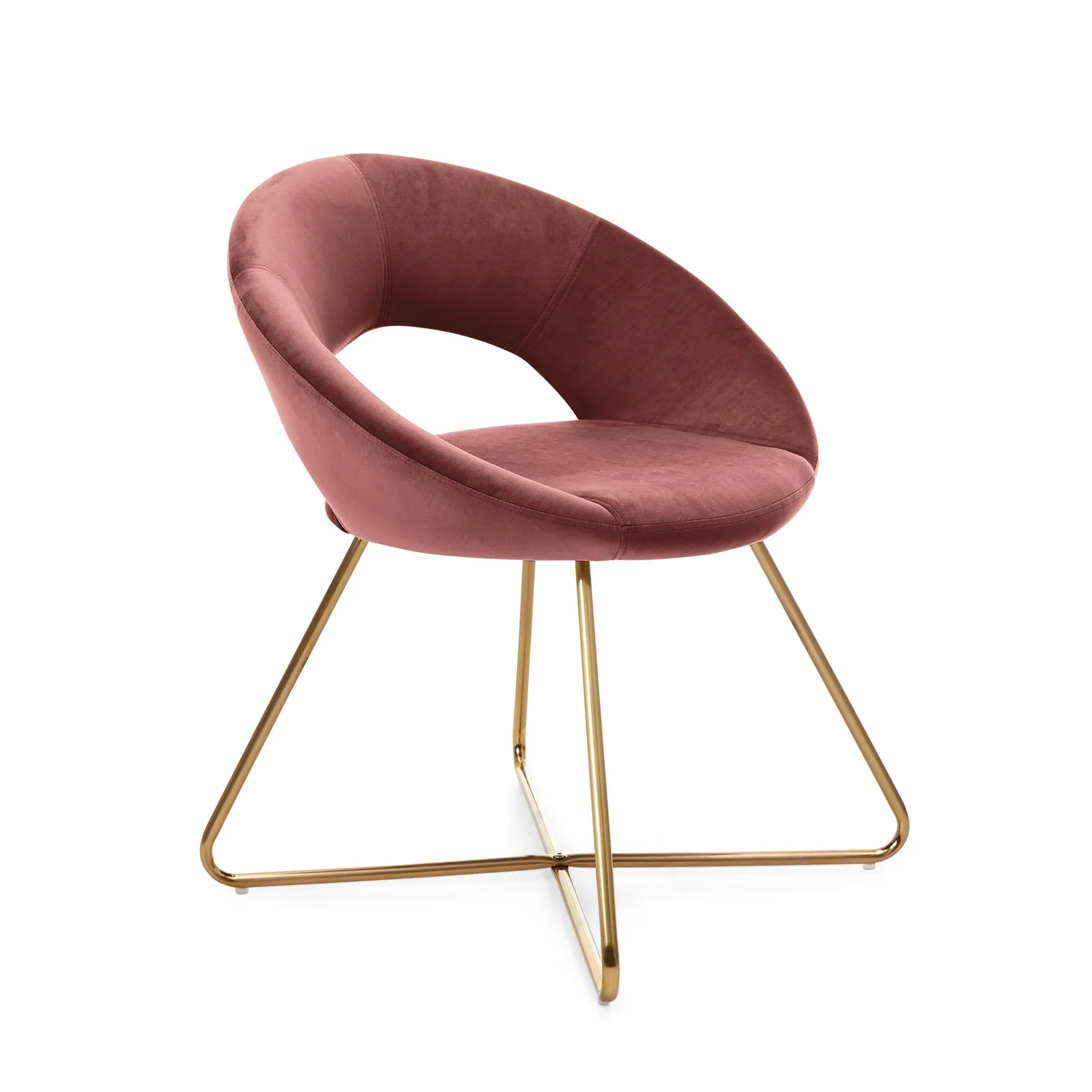 Stella Velvet Chair Pink Blush