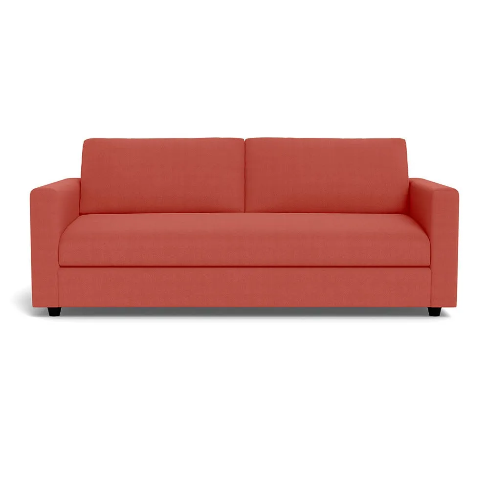 Heal's Nimbus II 4 Seater Sofa Linen Grenadine Black Feet