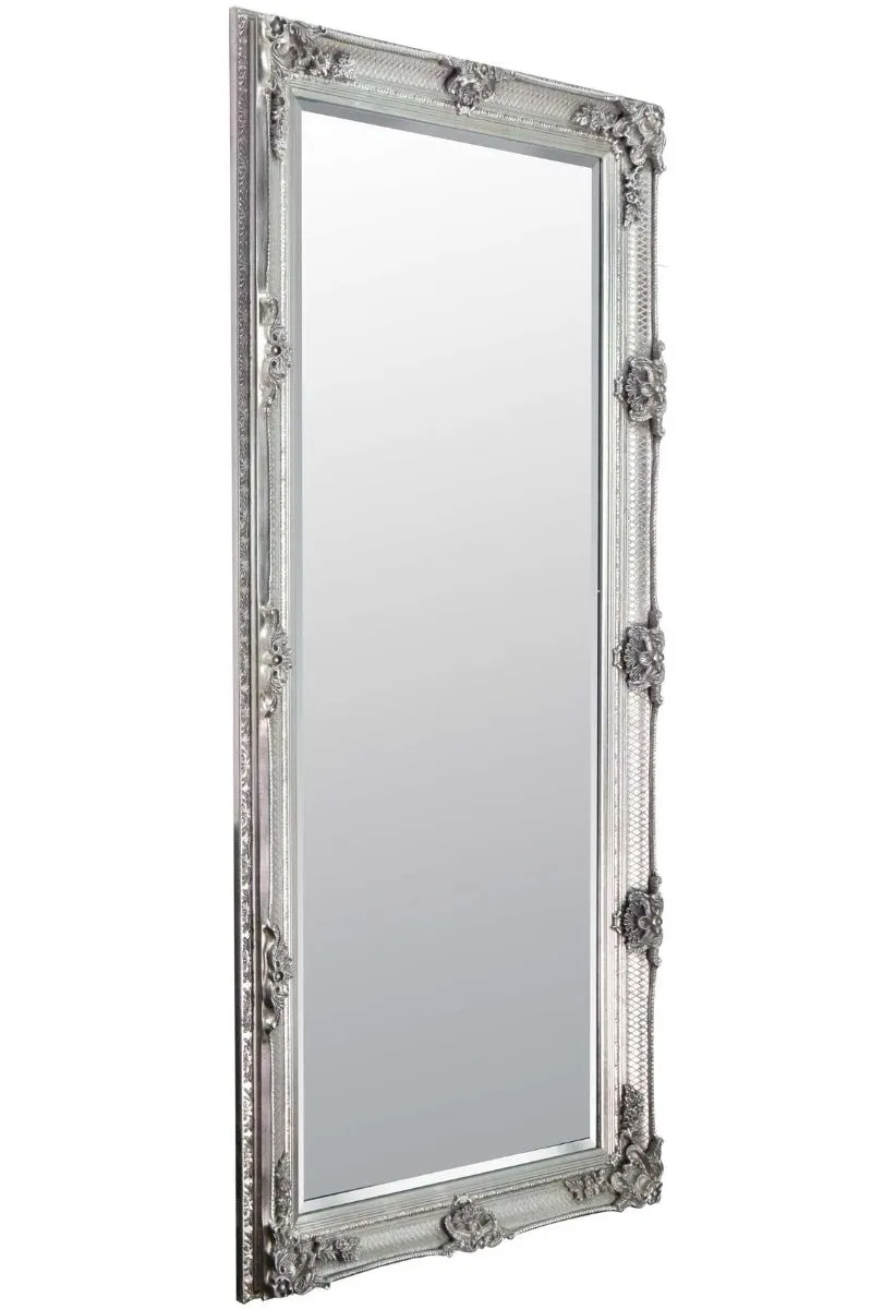 MirrorOutlet Davenport Silver Ornate Flourish Full Length Mirror 168 x 78 CM 6