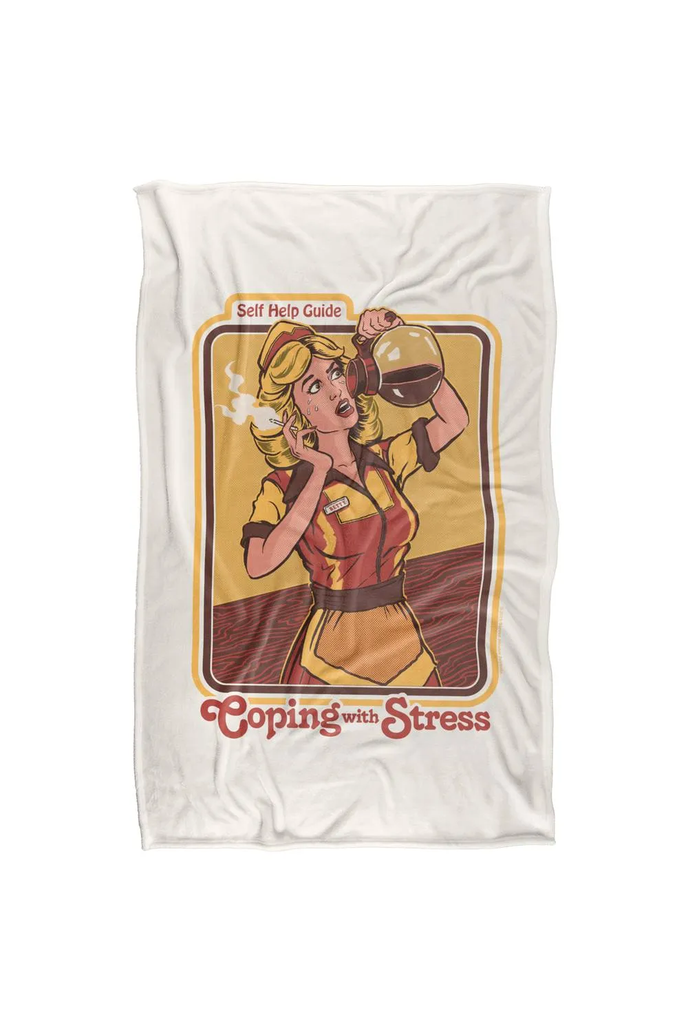 Steven Rhodes Coping With Stress Silky Touch Super Soft Throw Blanket