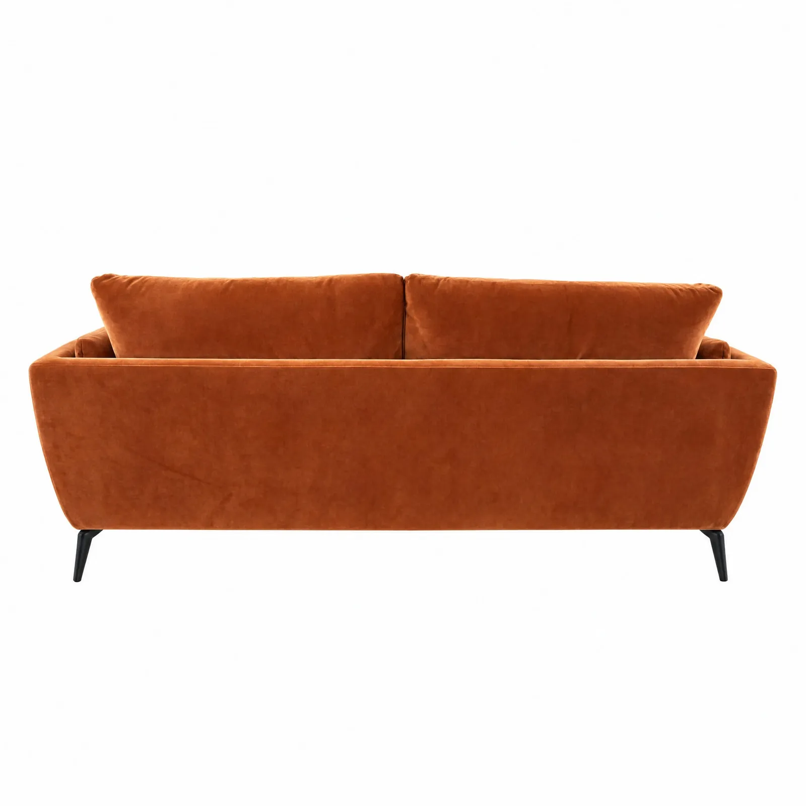 Boone 3 Seater Sofa, Orange Velvet | Barker & Stonehouse 6