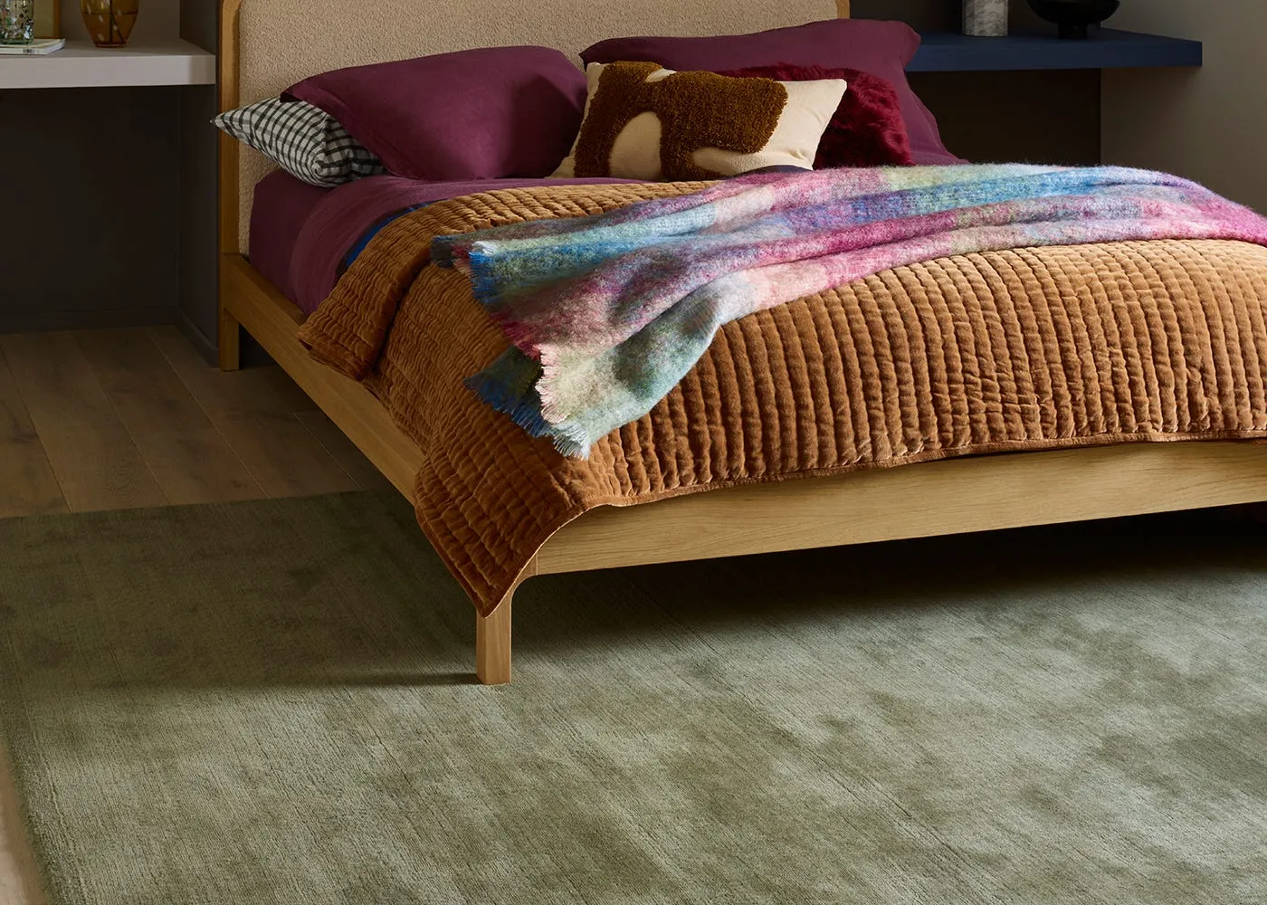 Linie Design Halo Cloud Rug Moss 200 x 300cm 3