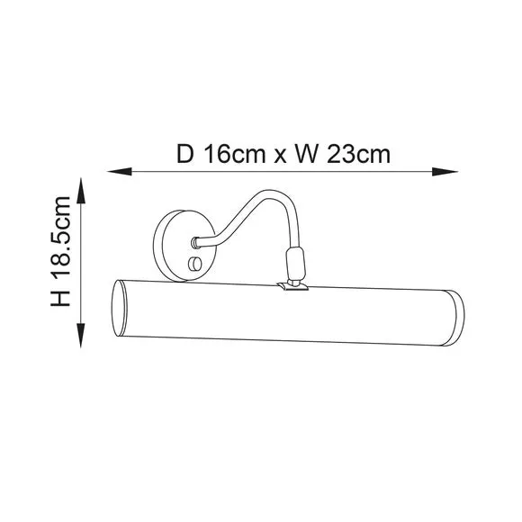 Vogue Clarkson Picture Wall Light 6