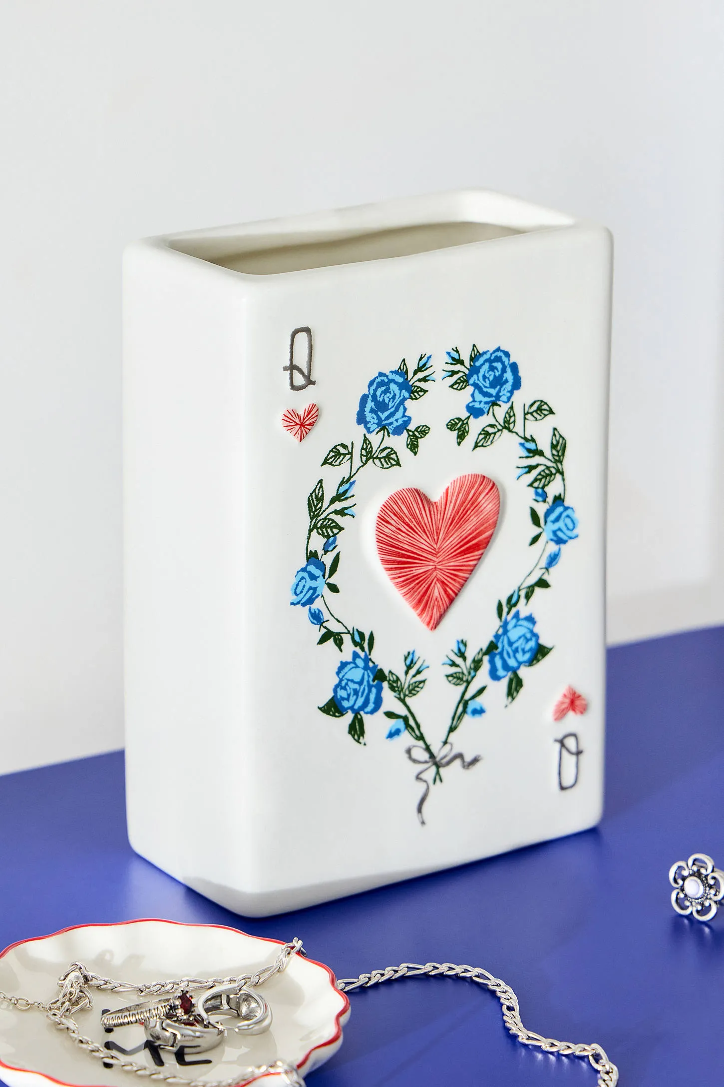 Card Suit Vase - White 3