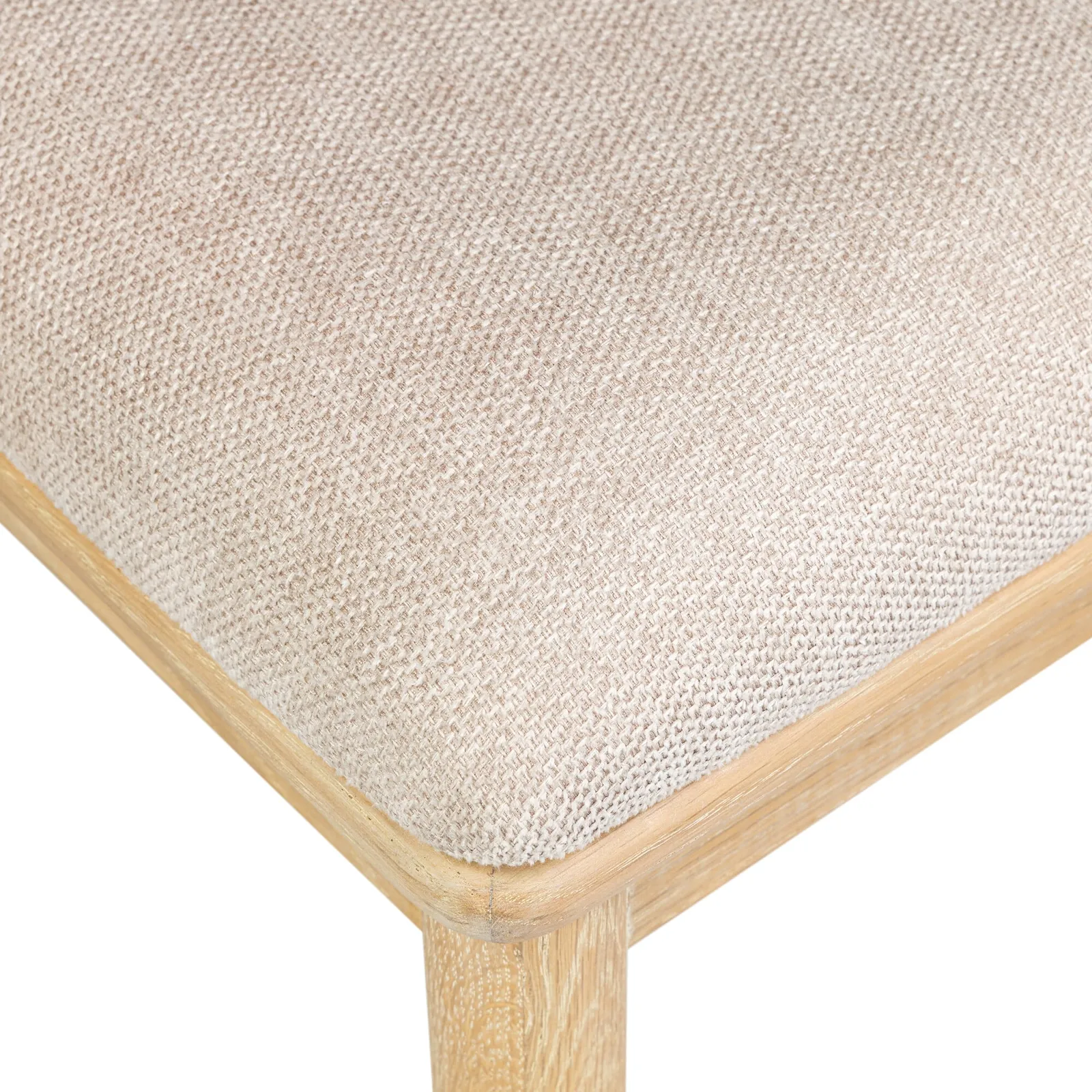 Valla Upholstered Stool Oak | Barker & Stonehouse 4