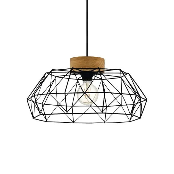 EGLO Padstow Geometric Wire Pendant Light 3