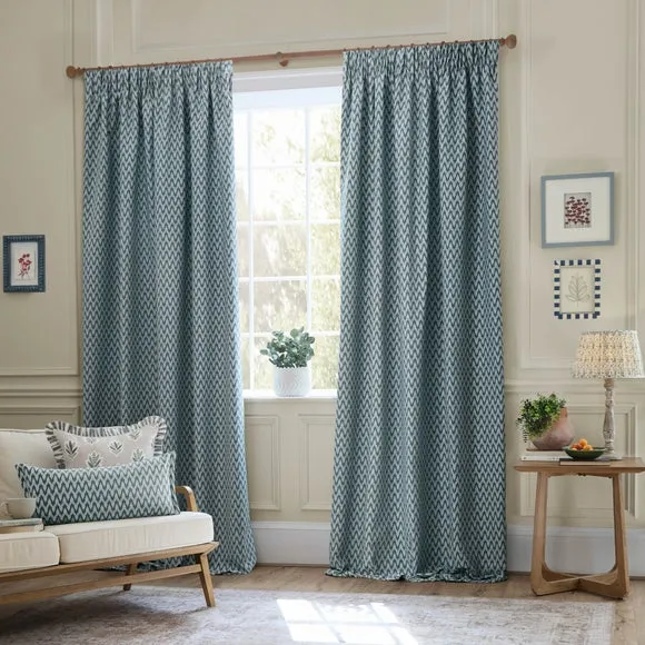 Sanderson Hutton Pencil Pleat Curtains 2