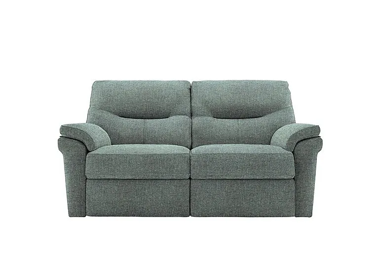 Seattle 2 Seater Fabric Power Recliner Sofa with Power Lumbar and Heated Seats - Dapple Kingfisher