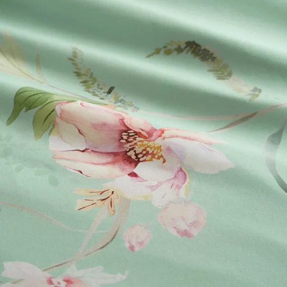 Melody 100% Cotton Sateen Duvet Cover & Pillowcase Set 3