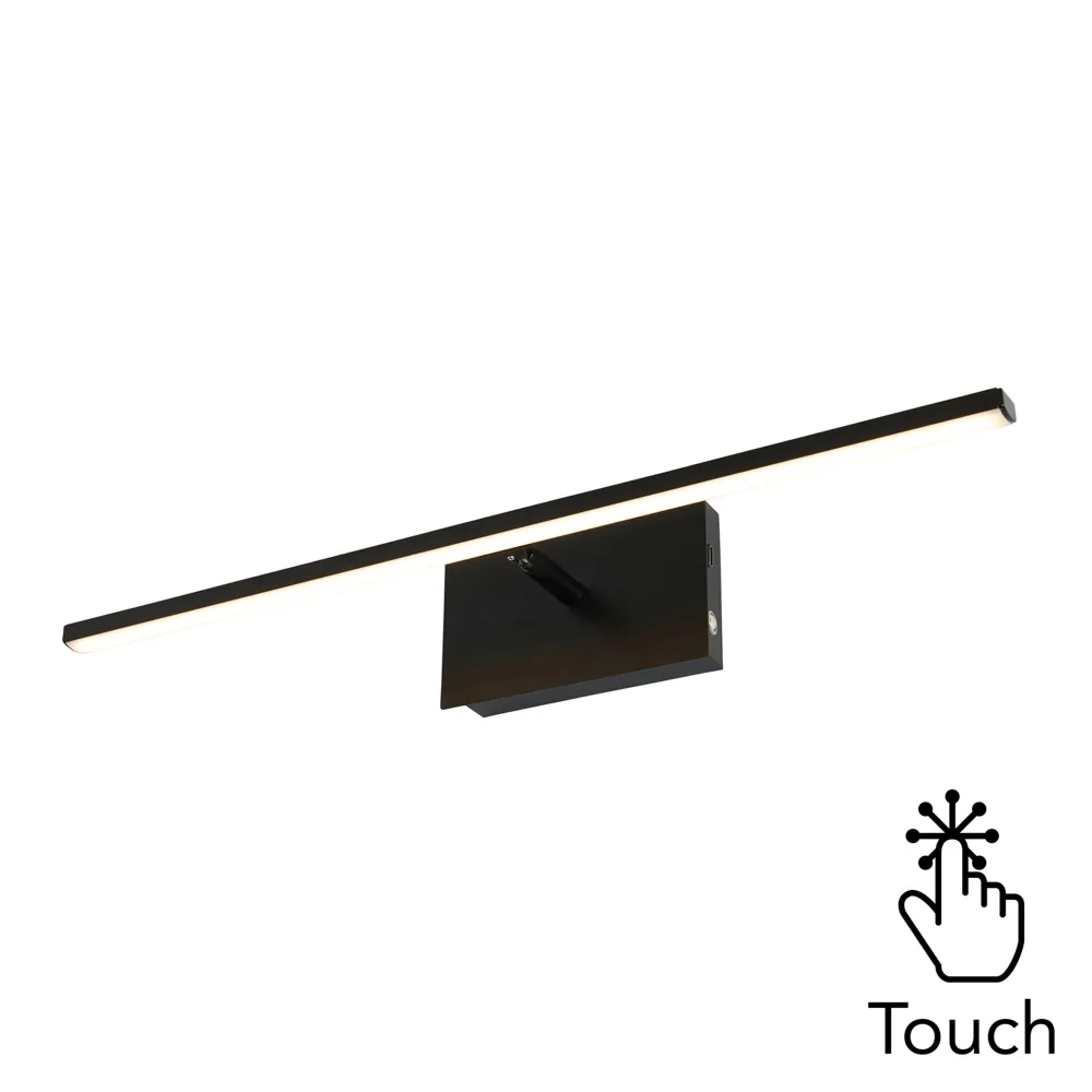 Dougie Rechargeable Picture Wall Light, Black