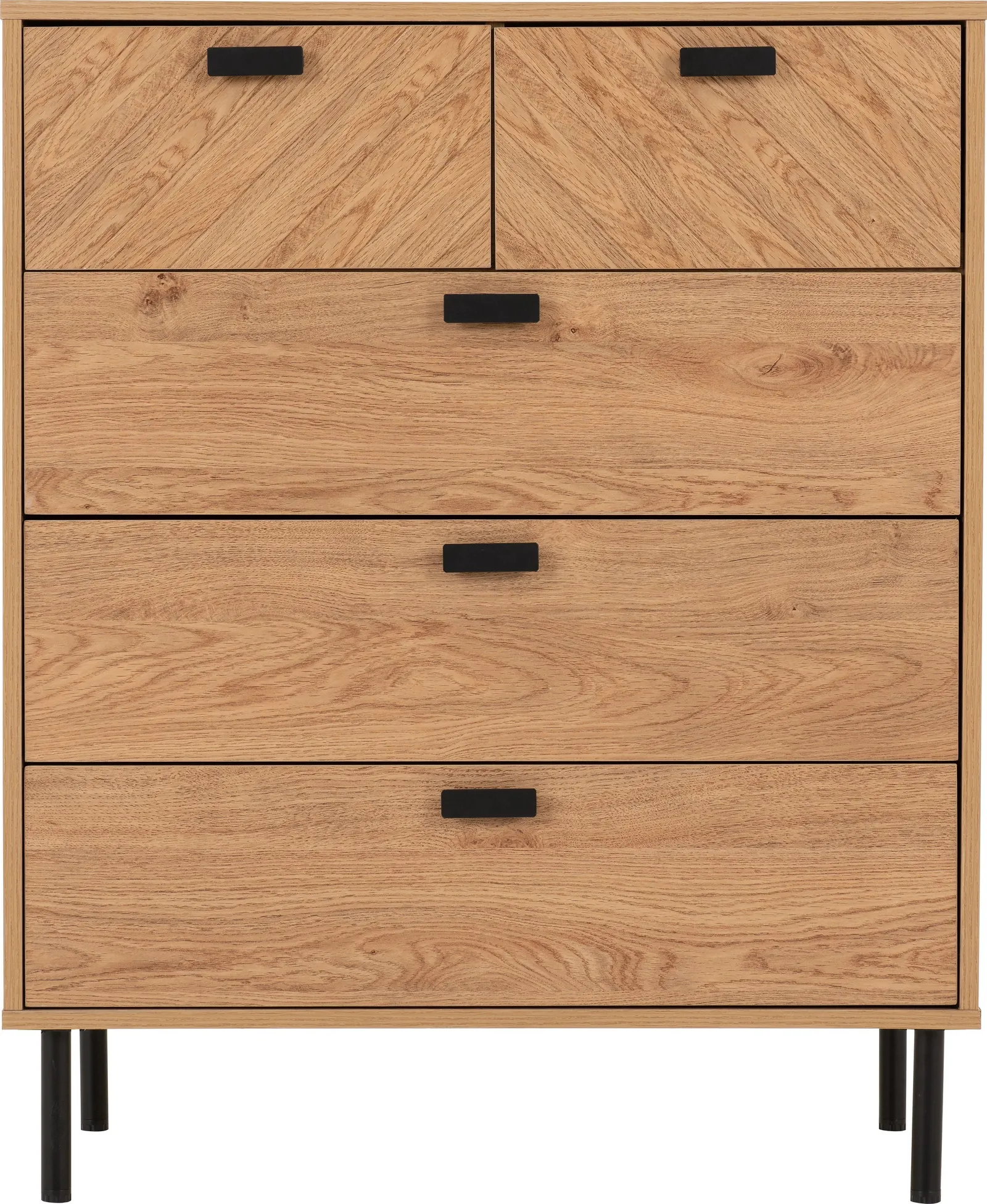 Seconique Leon 3+2 Drawer Chest in Natural 4