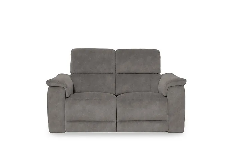 Genius Fabric 2 Seater Power Recliner Sofa with Power Headrests - Dexter Mocha