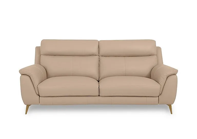 Eclipse Leather 3 Seater Sofa
