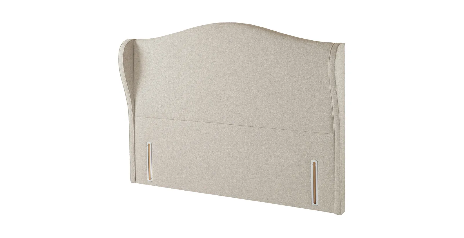 Classic Woodburn Headboard, Small Double - Mole Pebble