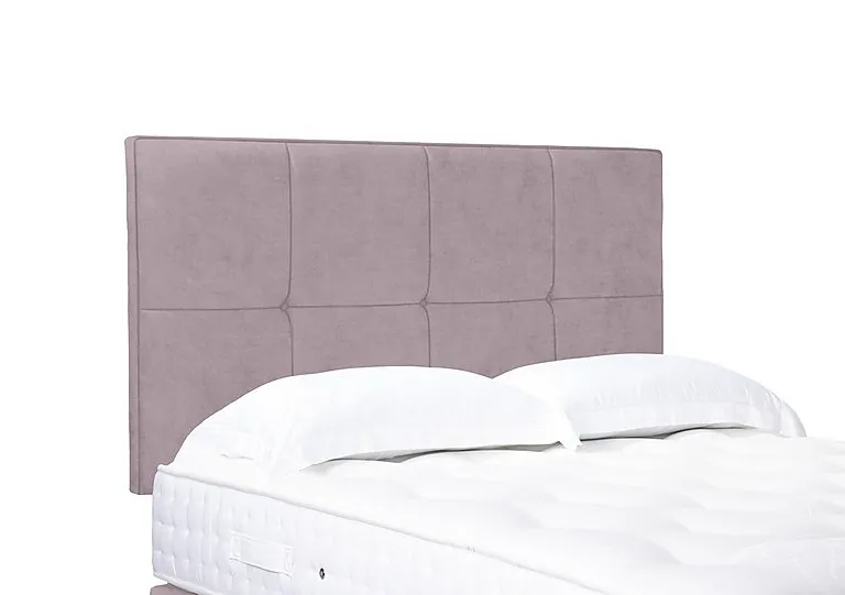 Artisan Collection Reigns High Strutted Headboard - Single - Plush Lilac