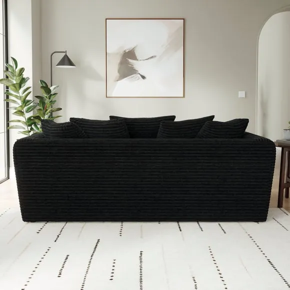 Blake Horizontal Jumbo Cord 3 Seater Sofa 3
