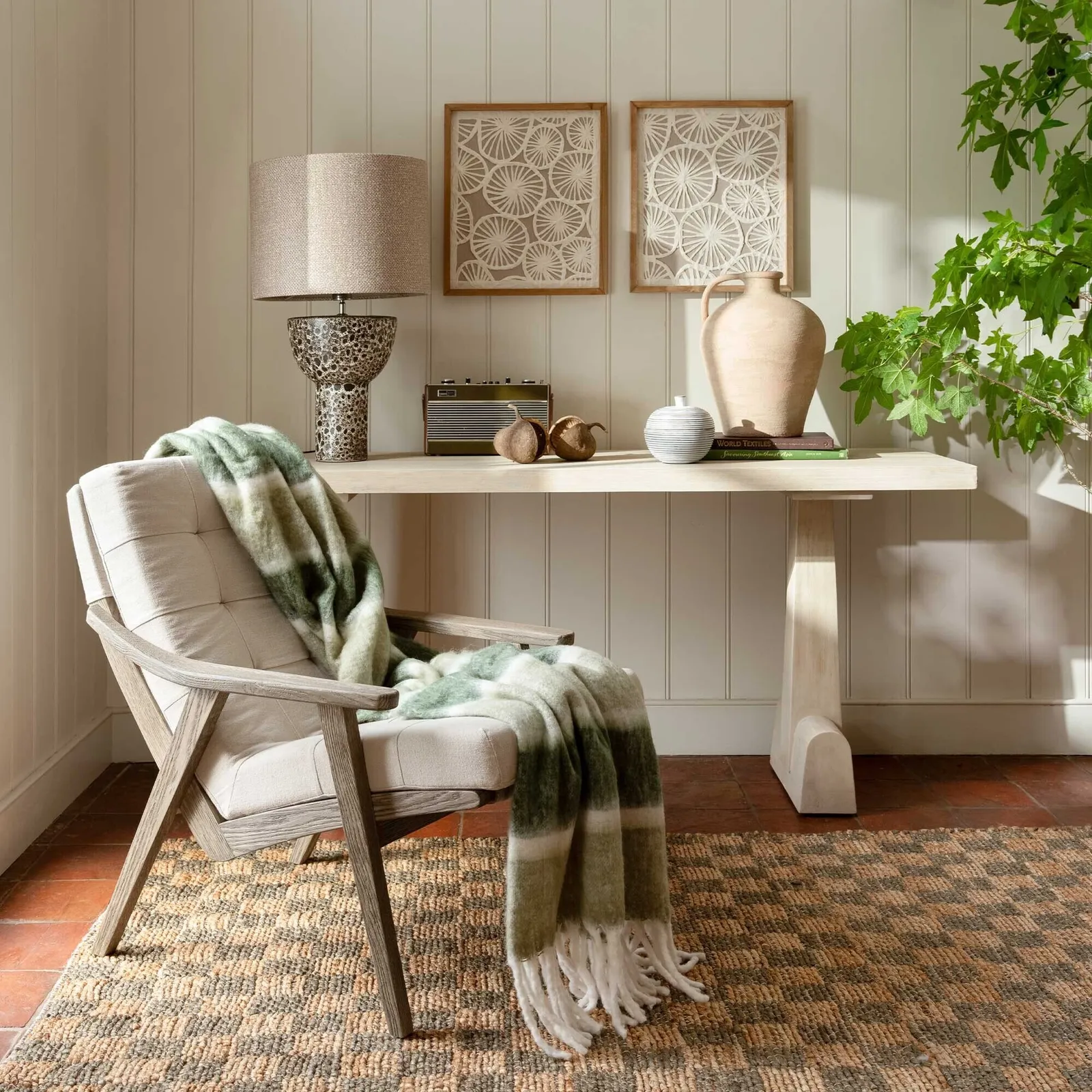Mottled Ceramic Table Lamp | Barker & Stonehouse 2