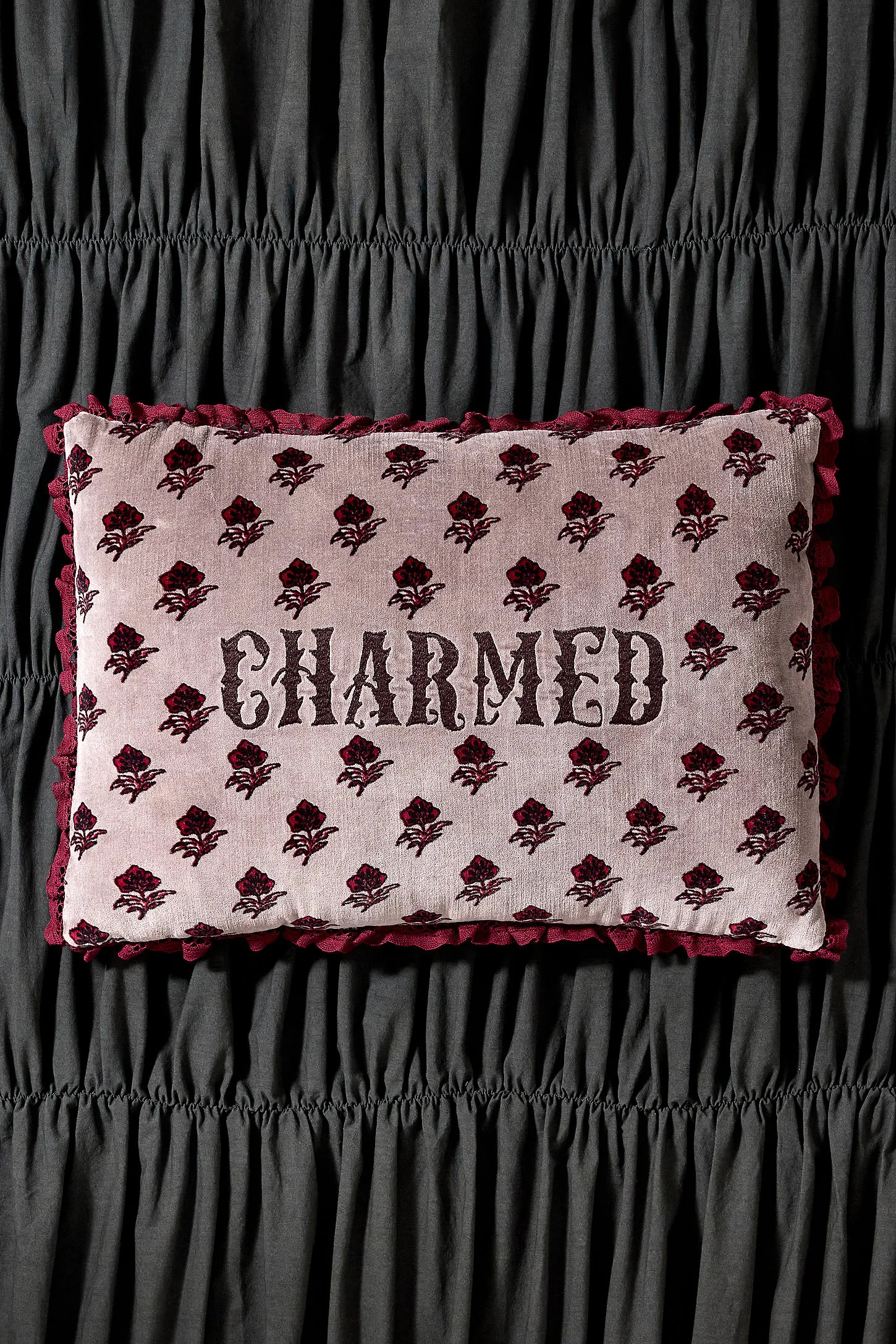 Mauve Charmed Cushion - Mauve ALL