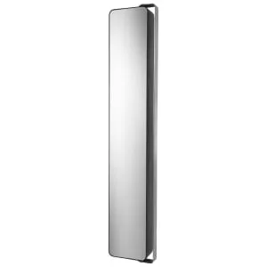 Croydex Arun Matt Black Tall Pivoting Cabinet 2