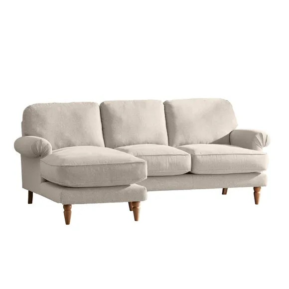 Jolene Soft Texture Corner Chaise Sofa 3