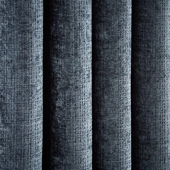 Cashton Chenille Heavyweight Eyelet Curtains 3