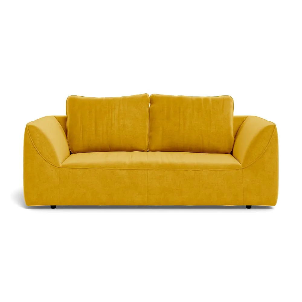 Heal's Morven 2 Seater Sofa Smart Luxe Velvet Canary 1