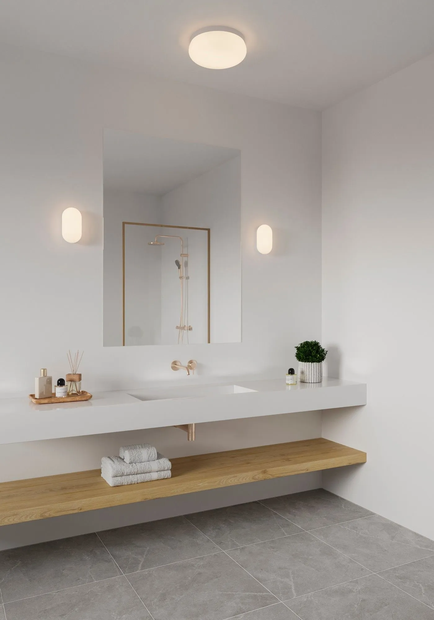 Nordlux Foam Wall Light White Plastic Bathroom E27 IP44 Mains 3