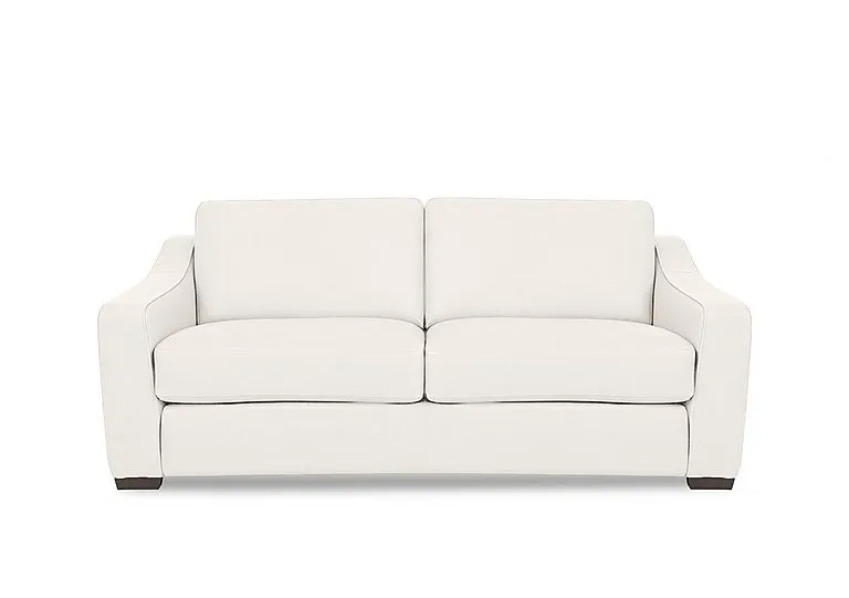 Nap 3 Seater Leather Sofa - Star White - Sofas and Armchairs - In Time for Christmas