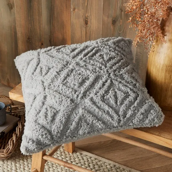 Fusion Geo Fleece Square Cushion 1