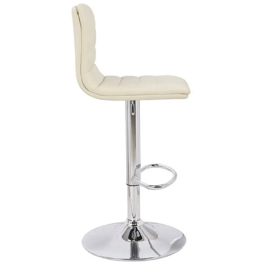 netfurniture amazon padded cream kitchen bar stool 3