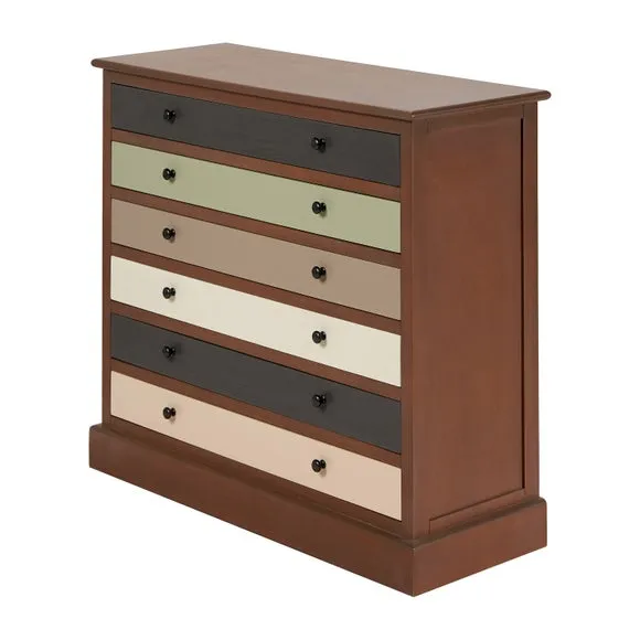 Pacific Loft 6 Drawer Chest, Pine 3