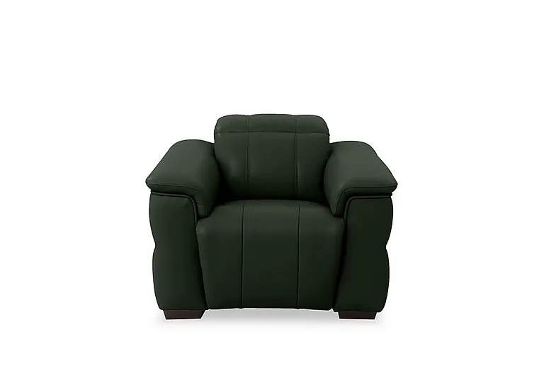 Inca NC Leather Power Recliner Chair with Power Headrest - Oslo Pine