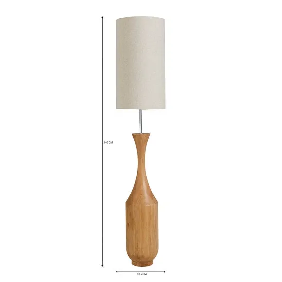 Sala Mango Wood Floor Lamp 6